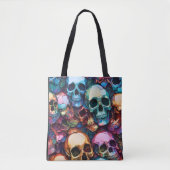 Funky Skulls Tote Bag (Voorkant)