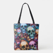 Funky Skulls Tote Bag (Achterkant)