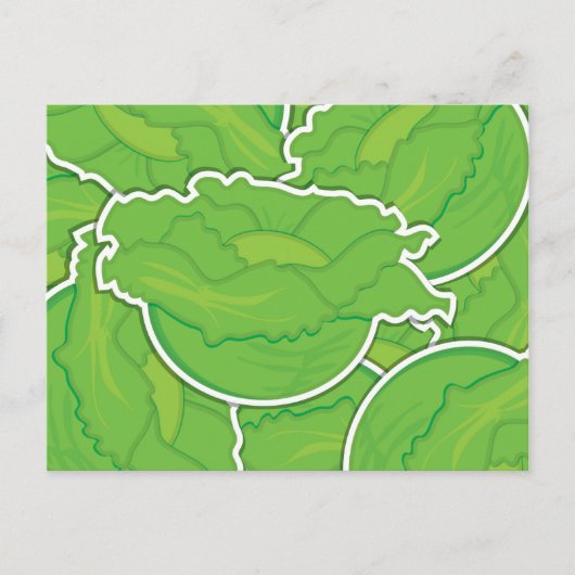 Funky sla briefkaart (Voorkant)