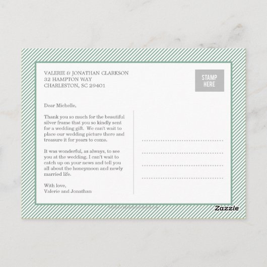 Funky Snapshots Dank je wel Briefkaart (Achterkant)