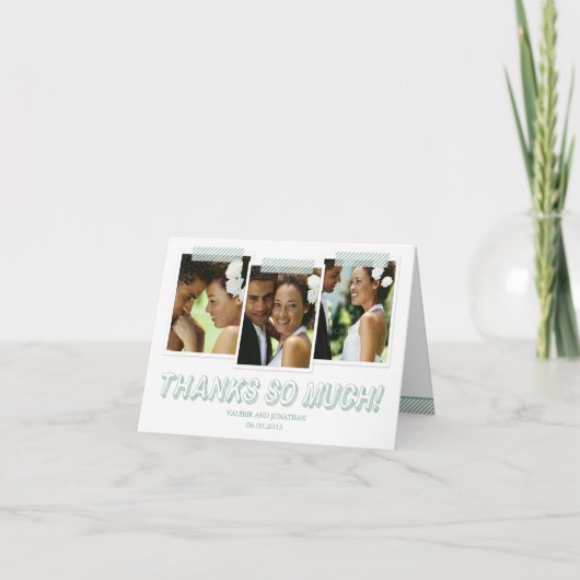 Funky Snapshots Dankbetuigingkaart Bedankkaart (Voorkant)