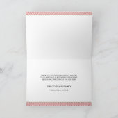 Funky Snapshots Holiday Hartelijk dank Bedankkaart (Binnen)