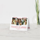 Funky Snapshots Trouwkaart Bedankkaart (Voorkant)