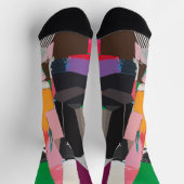 Funky sokken unisex Kleurrijke sokken Veelkleurige (Top)