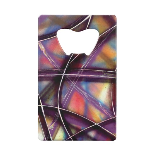 Funky Space Highway Creditkaart Flessenopener (Voorkant)