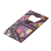 Funky Space Highway Creditkaart Flessenopener (Voorkant Gekanteld)