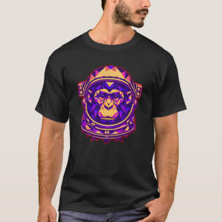 Funky Space Monkey: Interstellaire Intuïtie T-shirt