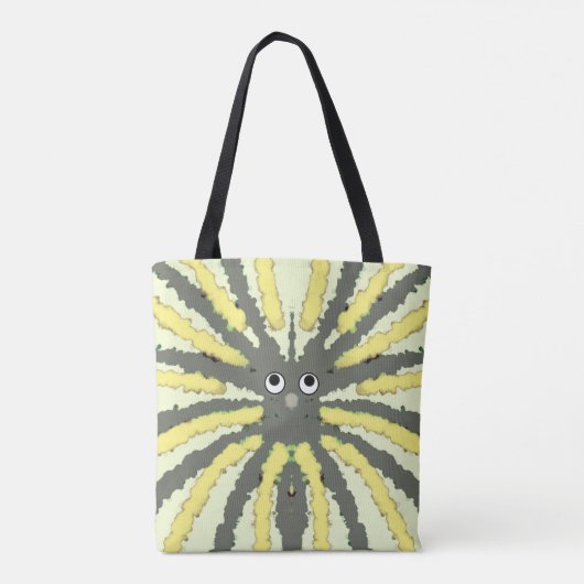 Funky Spider Legs Canvas tas (Achterkant)