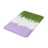 Funky Spiky ZigZag Abstract Genderqueer Pride Vlag Badmat (Gekanteld)