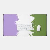 Funky Spiky ZigZag Abstract Genderqueer Pride Vlag Bureaumat (Keyboard & Muis)