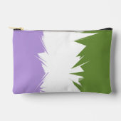 Funky Spiky ZigZag Abstract Genderqueer Pride Vlag Etui (Voorkant)