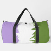 Funky Spiky ZigZag Abstract Genderqueer Pride Vlag Plunjezak (Achterkant)