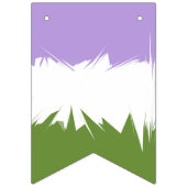 Funky Spiky ZigZag Abstract Genderqueer Pride Vlag Vlaggetjes (Eerste vlag)