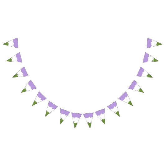 Funky Spiky ZigZag Abstract Genderqueer Pride Vlag Vlaggetjes (Alle)