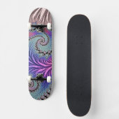 Funky spiraal fractaal persoonlijk skateboard (Voorkant)