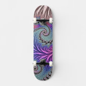 Funky spiraal fractaal persoonlijk skateboard (Voorkant)