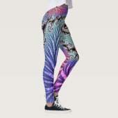 Funky Spiraal Fractal Leggings (Rechts)