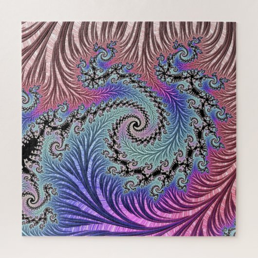 Funky Spiraal Fractal Legpuzzel (Verticaal)