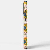 Funky Spiral 1970s Retro Mode Circles Pattern Case-Mate iPhone Case (Achterkant / Links)