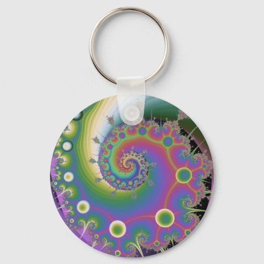 Funky Spiral Sleutelhanger (Voorkant)