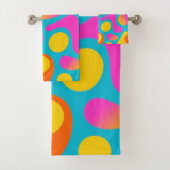Funky Splash – Boogie Abstract Retro Handdoek (Insitu)