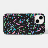 Funky Splatter iPhone Case Hoesje (Achterkant horizontaal)