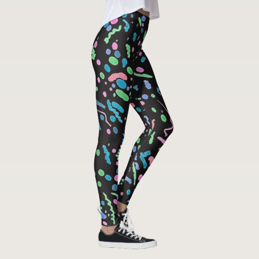 Funky Splatter-Leggings Leggings (Rechts)