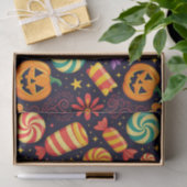 Funky Spooky Snoep en Jack-o'-Lanterns Halloween Tissuepapier (Geschenk)