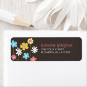 Funky Spring Flowers Etiket (Insitu)