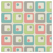 Funky Squares Fabric Stof (Close Up)