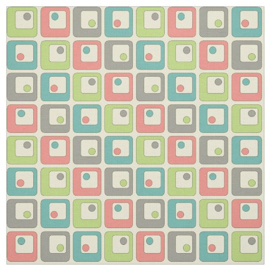 Funky Squares Fabric Stof (Swatch)