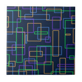 Funky Squares Tegeltje (Voorkant)