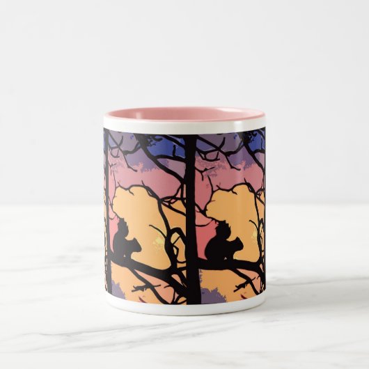 Funky Squirrel Coffee Mok (Center)