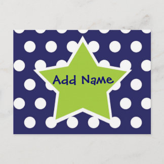 Funky Star Doe het zelf Bedankt Briefkaart