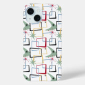 Funky Starburst Boomerang Pleinen Midden Eeuw Case-Mate iPhone Case (Achterkant)