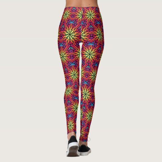 Funky Starburst Leggings (Achterkant)