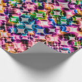 Funky Stars, kleurrijk Cadeaupapier (Hoek)