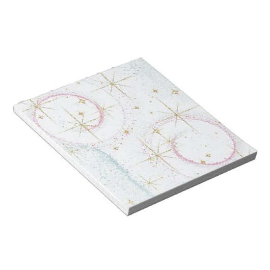Funky Stars Note pad Notitieblok (Schuin)