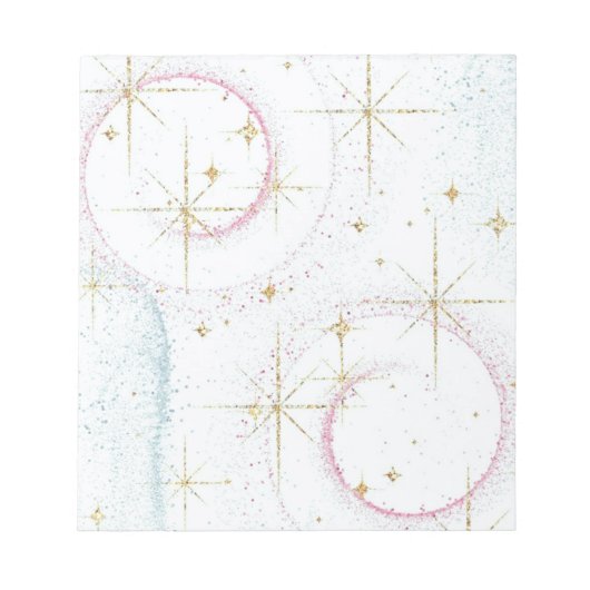 Funky Stars Note pad Notitieblok (Voorkant)