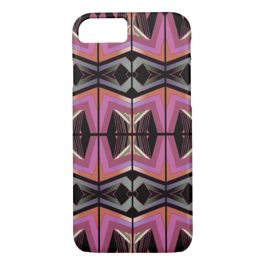 Funky  stijl geometrisch patroon Case-Mate iPhone case (Achterkant)