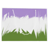 Funky Stijlige ZigZag Abstract Genderqueer Pride V Groot Cadeauzakje (Achterkant)