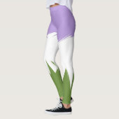 Funky Stijlige ZigZag Abstract Genderqueer Pride V Leggings (Links)
