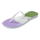 Funky Stijlige ZigZag Abstract Genderqueer Pride V Teenslippers (Schuin)