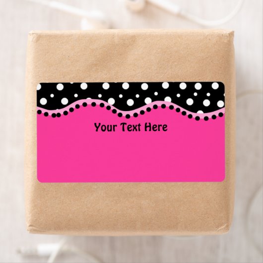 Funky Stippen Avery Label (Insitu)