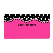 Funky Stippen Avery Label (Voorkant)