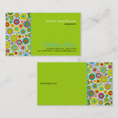 Funky Stippen Green Visitekaartje (Voorkant / Achterkant)