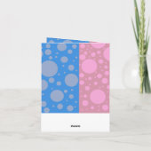 Funky Stippen Note Kaart, Standaard witte envelopp Kaart (Achterkant)