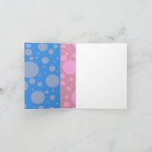 Funky Stippen Note Kaart, Standaard witte envelopp Kaart (Binnen)