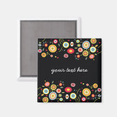 Funky Stippen Sjabloon Magneet (Voorkant / Achterkant)