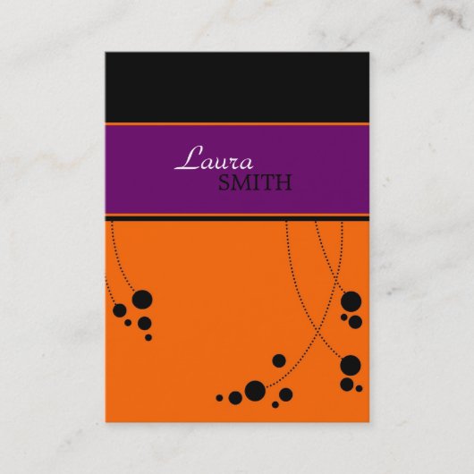 Funky Stippen Visitekaartjes (Voorkant)